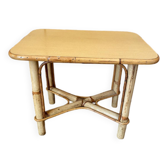 Table bambou rotin