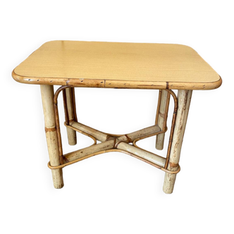 Bamboo rattan table