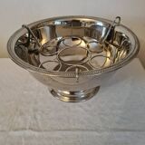 Silver metal champagne basin