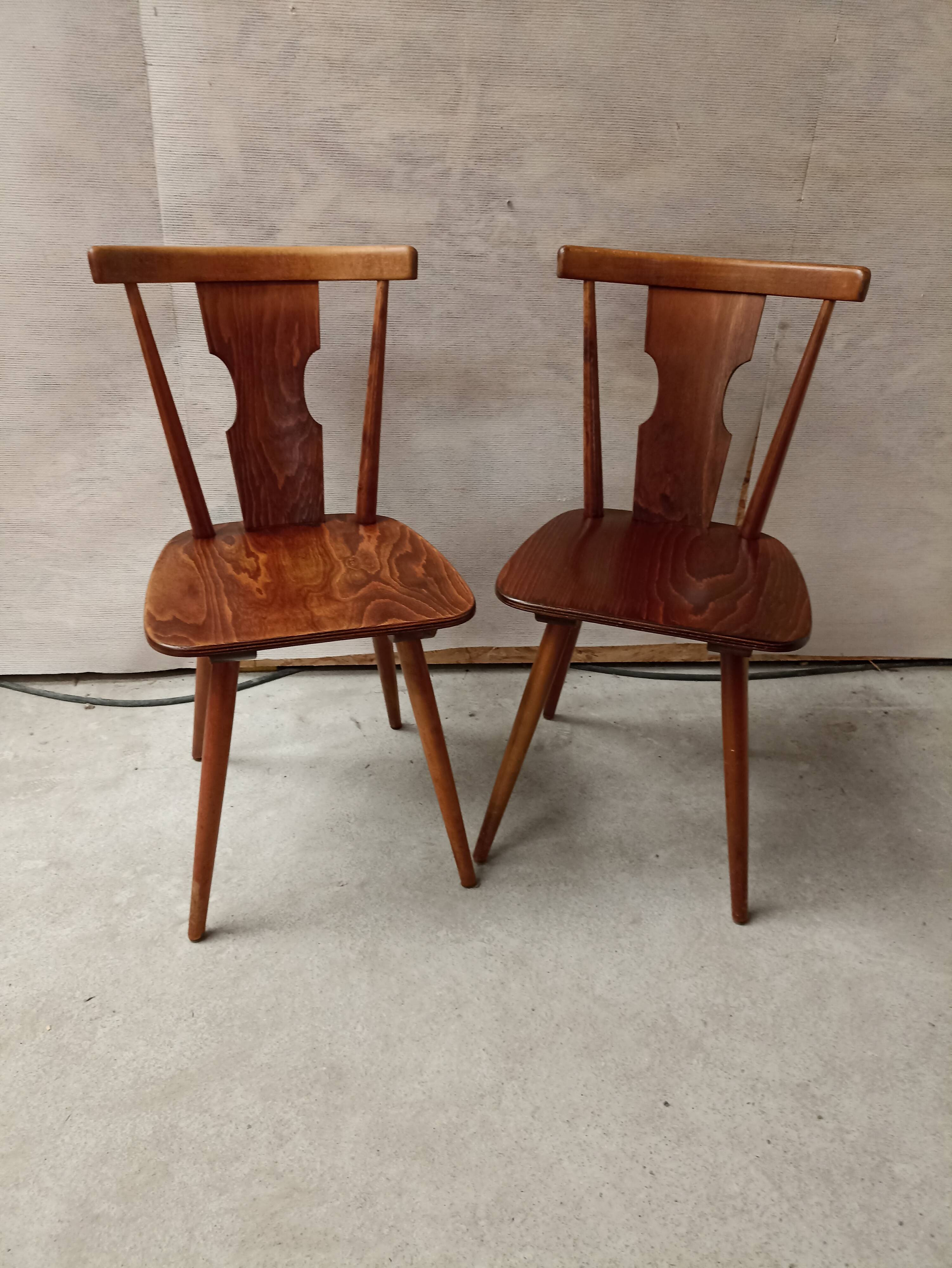 Set of 6 farm chairs