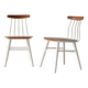 Paire de chaises nordiques en bois