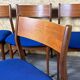 4x 60s 70s Teak Chair Dining Chair Danish Modern Design Denmark