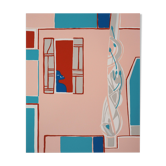 Françoise Gilot : La maison rose, sérigraphie originale
