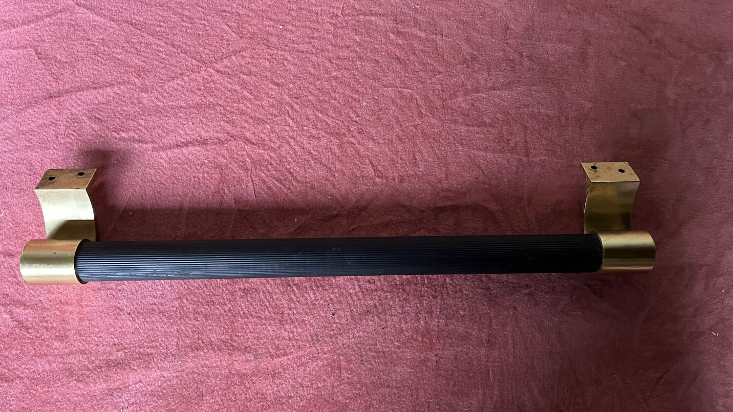 Brass towel rack 80s