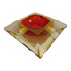 Sommerso Murano Glass Ashtray, Italy, 1960s