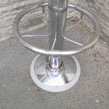 Pair of bar stools, American style, professional
