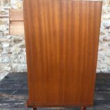 Scandinavian chest of drawers with 4 drawers and storage, circa 60's