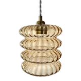 New electrified golden glass pendant lamp