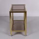 Hollywood Regency trolley with smoked glass