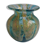 Small molino blown glass vase