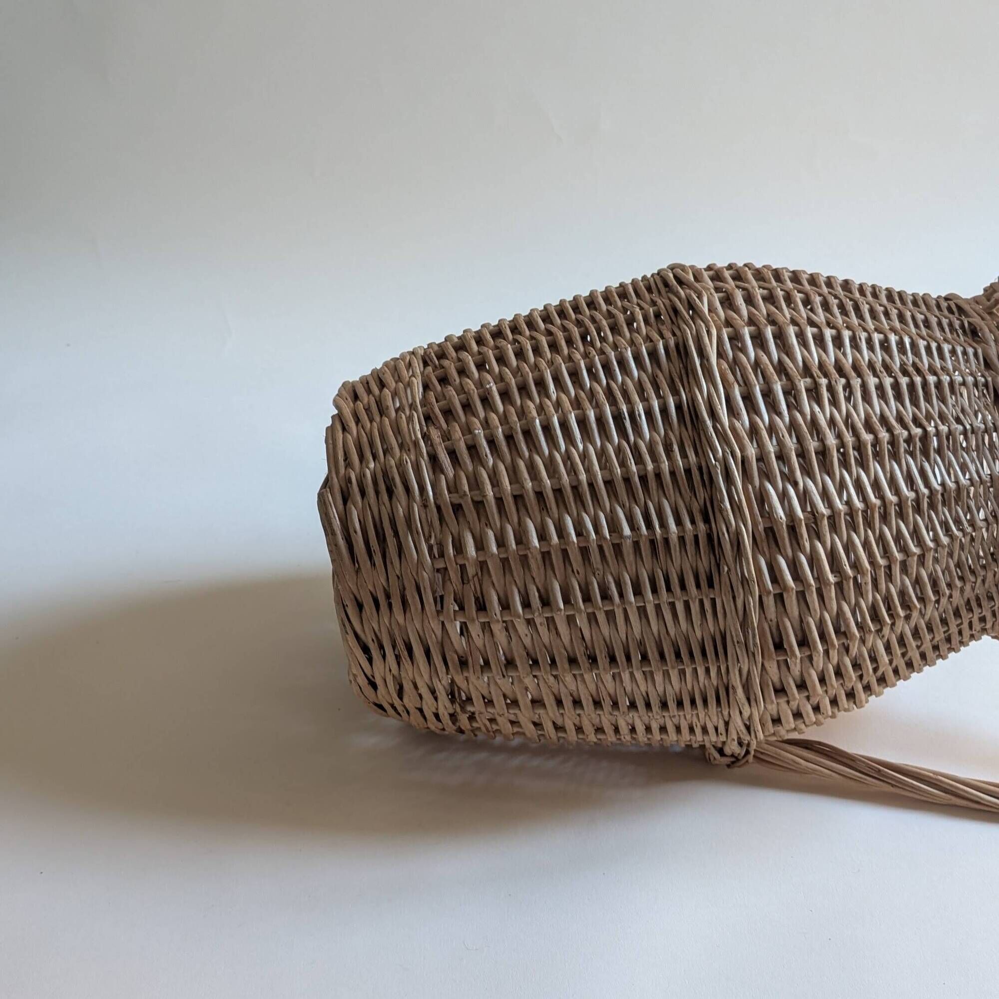 Large wicker jug