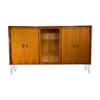Bibliothèque sur les jambes vintage des années 60, années 1960