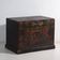 Coffre ancien peint en bois de pin – Chine, vers 1900
