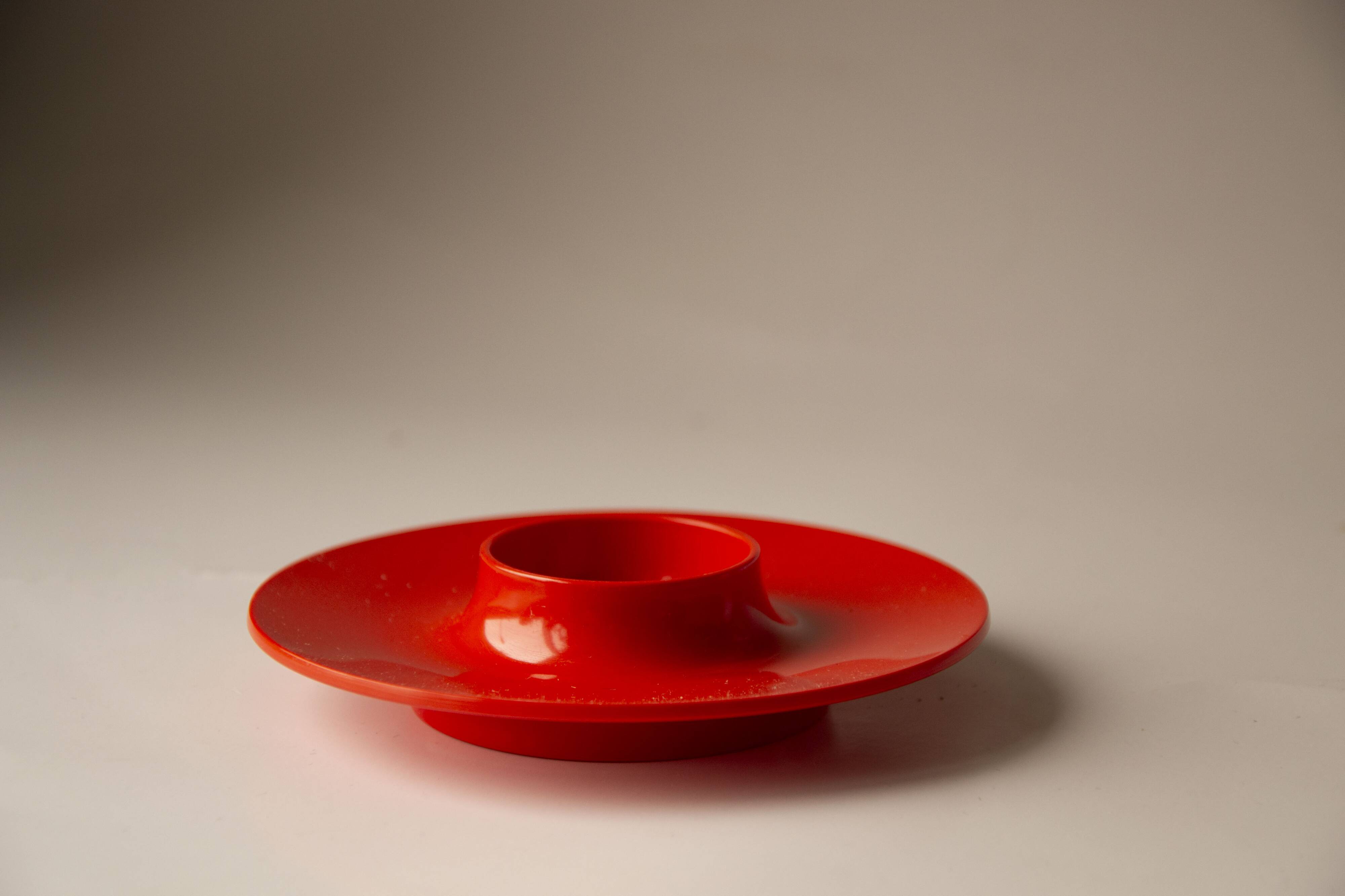 Set of 3 egg cups Space Age – Bjørn Christensen, 1960s