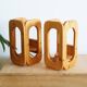 Two Scandinavian pine wall lamps in the 70s
