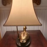 Deknudt duck lamp in brass