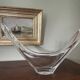 Crystal fruit bowl signed Daum France