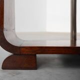 Art Deco square side table in oak veneer, France ca. 1925