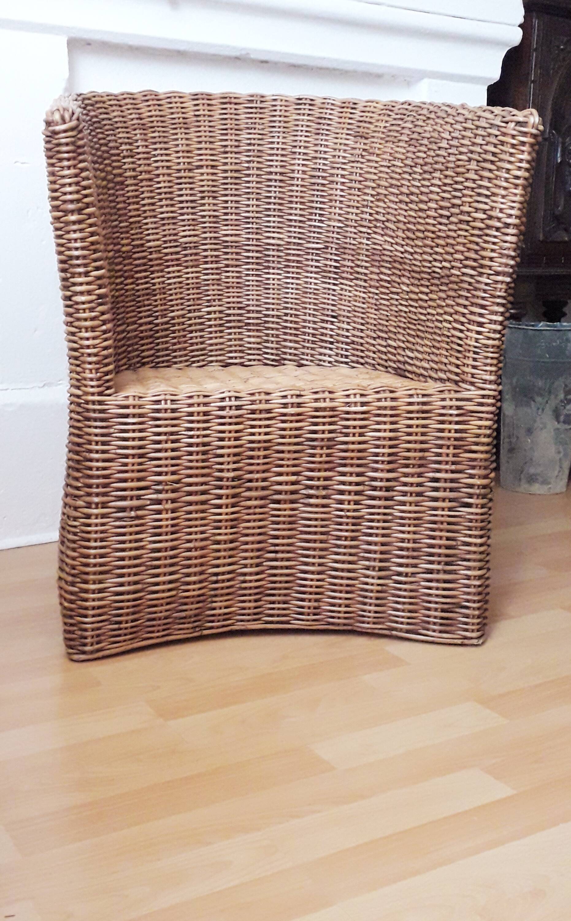 Rattan armchair