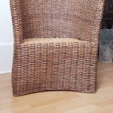 Rattan armchair