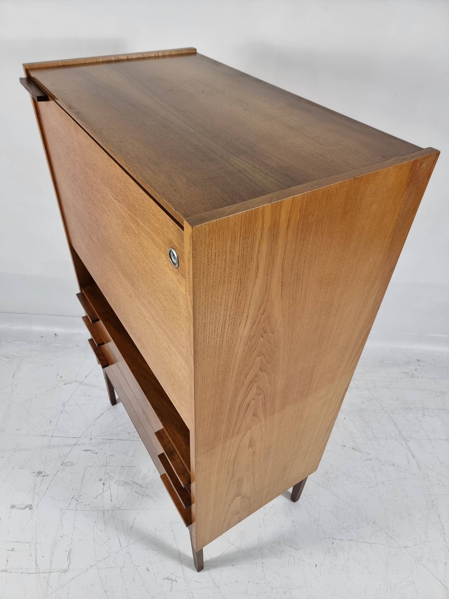 Sekretary in Walnut by Francisek Mezulanik for UP Zavody, 1960