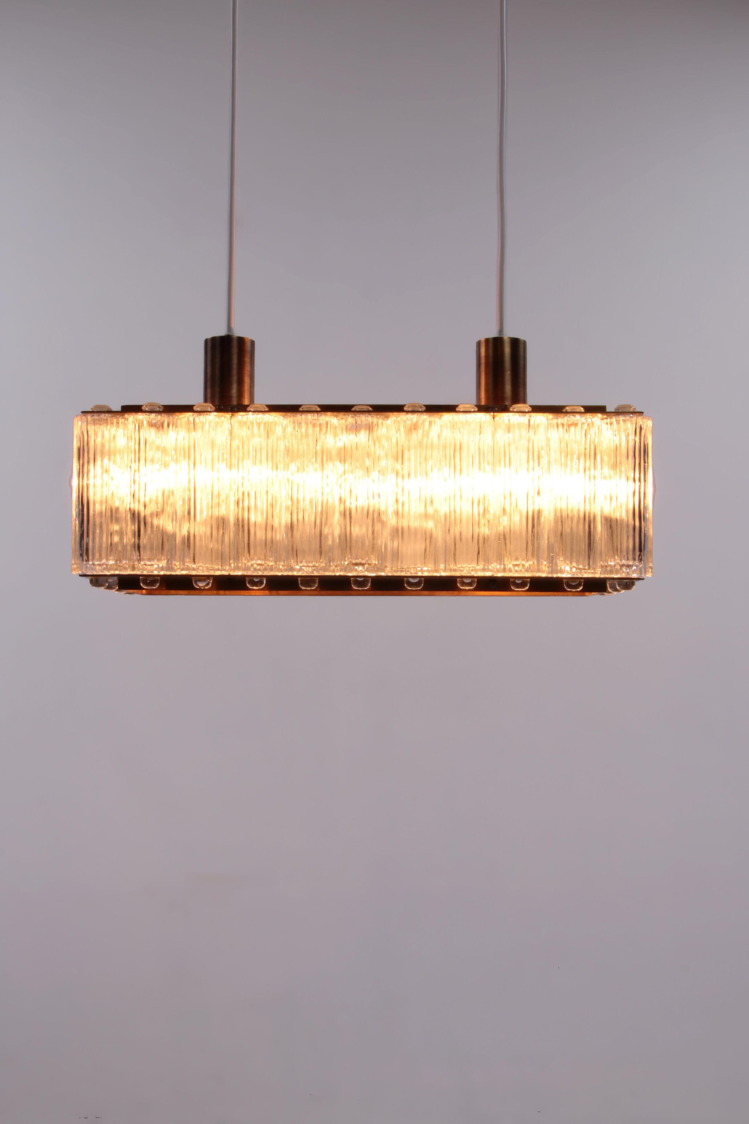 Rectangular pendant lamp Nordlys Light by Eric Warna.