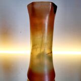 Vaas Art Nouveau, Théodore Legras, geëmailleerde glassen vazen, ensemble