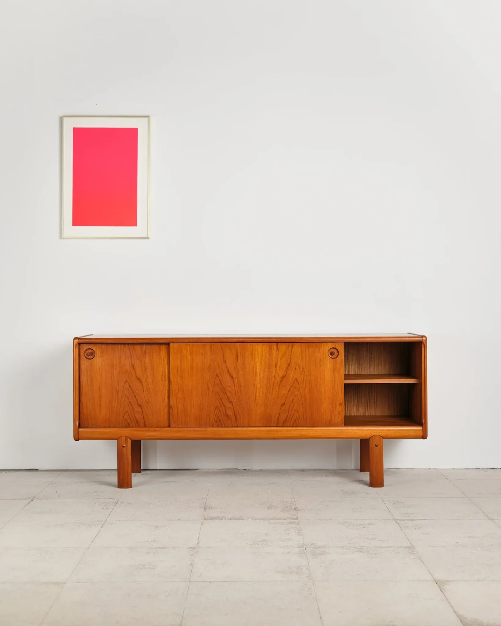 Teak sliding door enfilade by H.W. Klein, Denmark, 1960s