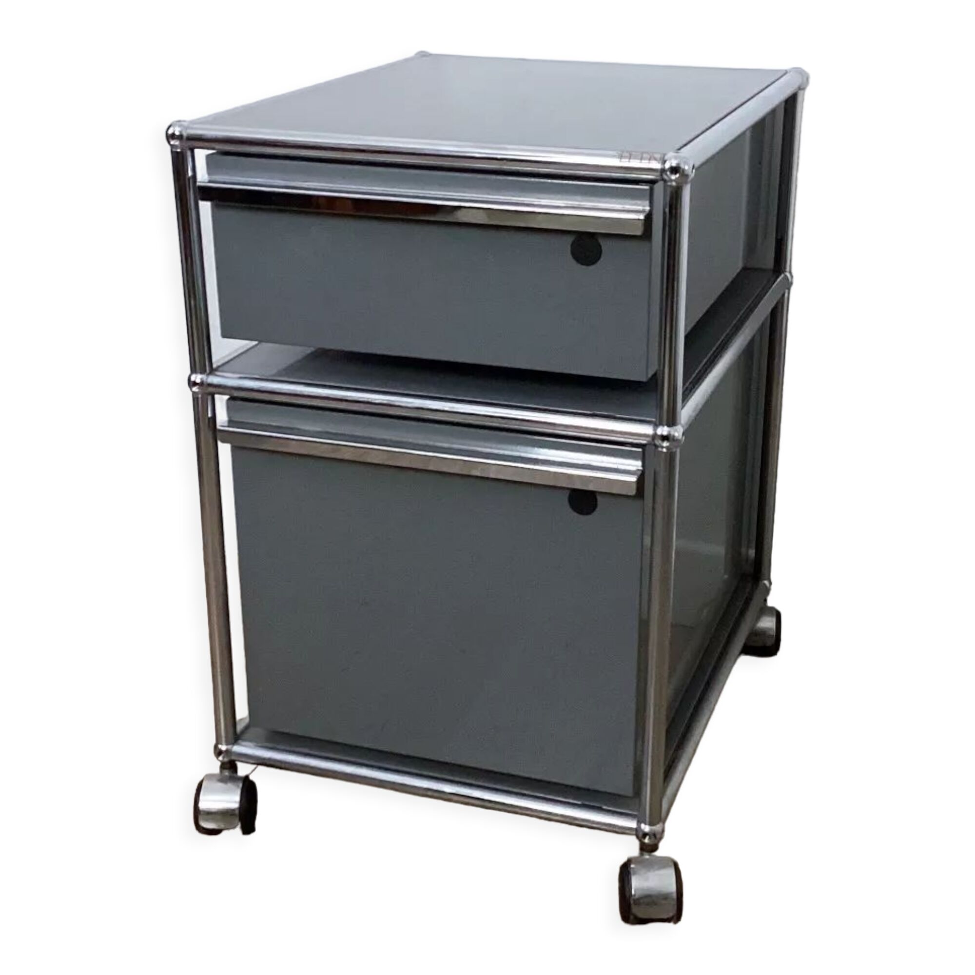 Caisson de bureau USM Haller gris