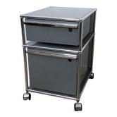 Grey USM Haller desk cabinet