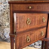 Bedside table Louis XVI marquetry