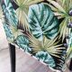 Bridge fabric leaves and black wood