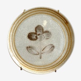 PRODUCT BHV - 6 flat plates Sarreguemines in beige glazed ceramic