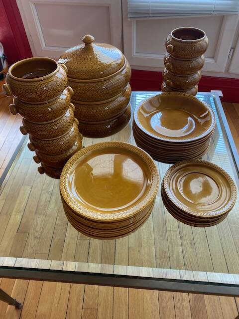 Gien vintage couscous service