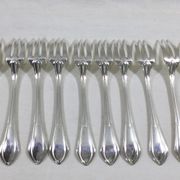 Sfam - 12 Art Deco Fish Cutlery