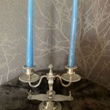 Antique silver candlestick