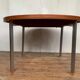 Round table with teak extension design Pierre Guariche edition Huchers Minvielle 1960