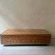 Coffee table in elm burl and chrome in the style of Willy Rizzo, 1970.