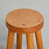 Pair of stools by Charlotte Perriand, Les Arcs, circa 1965