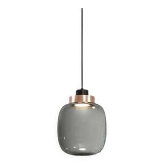 Two Legier suspensions, smoked glass