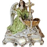 Large Paris porcelain font Golden Angel