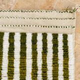 Tapis Vert et blanc 250cx150cm