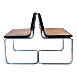Pair of B32 cesca chairs Marcel Breuer design 87s stamped