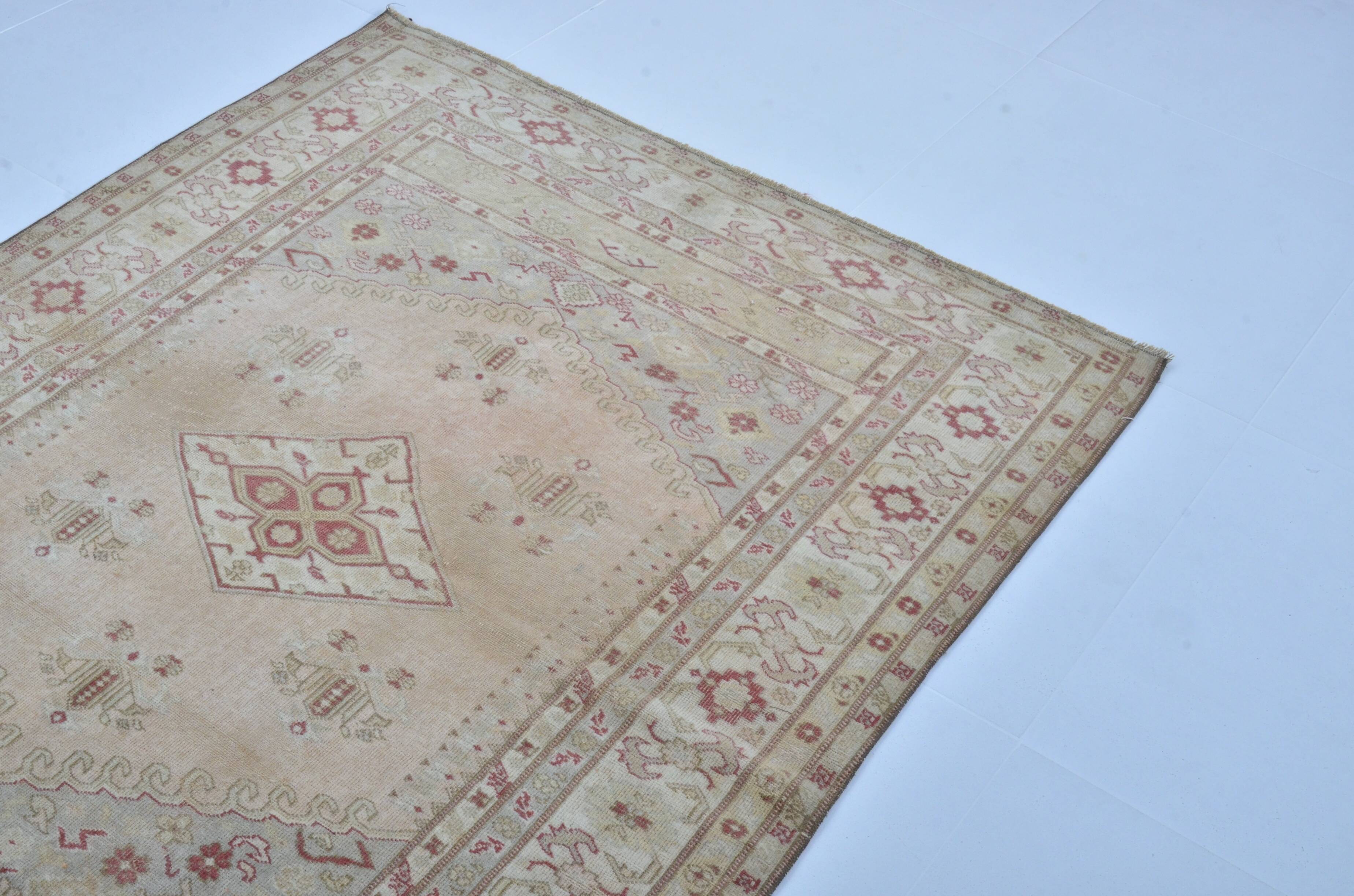 Handknotted Floor Vintage Rug sku3436