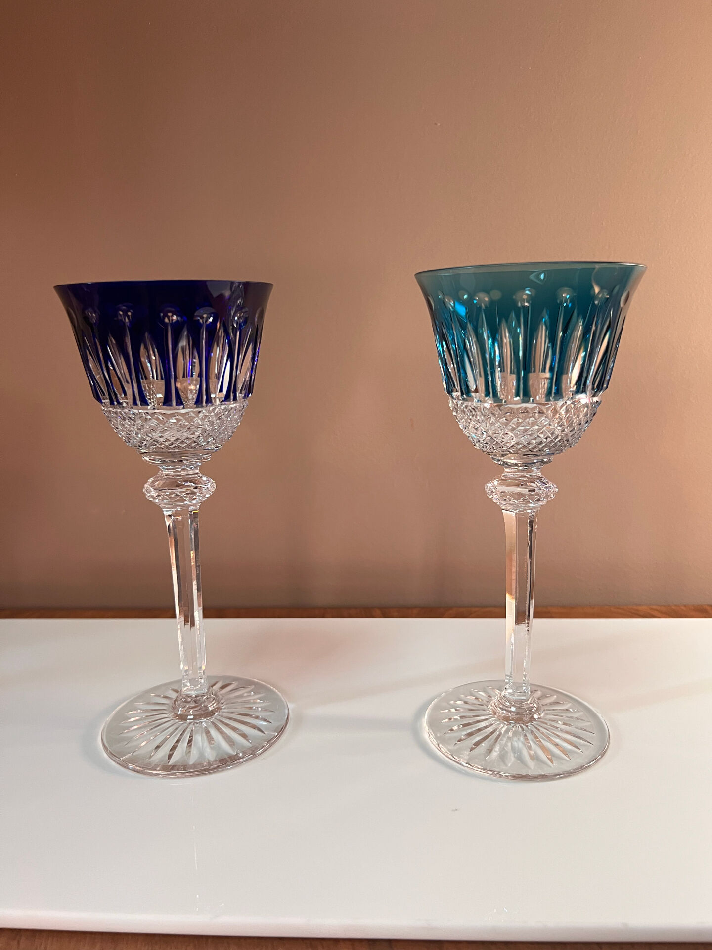 6 verres à vin en cristal Saint Louis