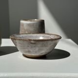 Meeting of three ceramic pieces: ice cup, small cup and small cup
