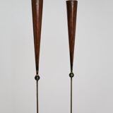 Bougeoirs de sol en cuivre de Pieter Spruyt