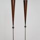 Pieter Spruyt copper floor candle holders