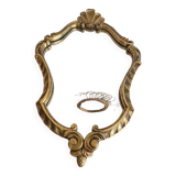 Baroque style mirror in gilded wood