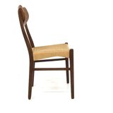 Set of 4 Scandinavian teak chairs, Denmark, 1960